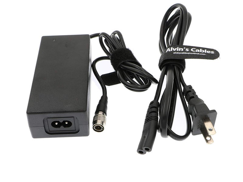 Alvin's Cables Sound Devices XL WPH3 AC Adapter for 702T Recorder 4 Pin Male Hirose to 12V 4A AC Power Adapter - Image 2